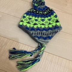 キッズ　ニット帽の画像