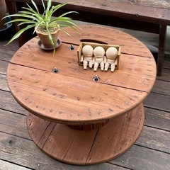 ㉔屋内屋外テーブル・サイドテーブル等...電線ドラム/ケーブルドラム/木製ドラムの画像