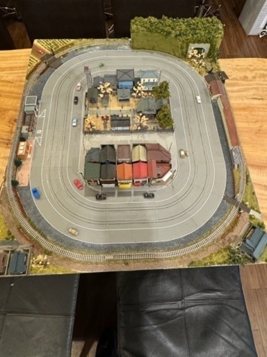 ジオラマ　昭和街並み