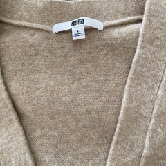 UNIQLOスフレヤーンカーディガンLサイズの画像