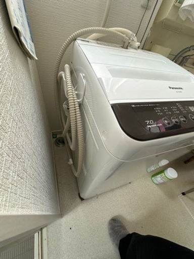２３日迄！再値下げ‼️パナソニック洗濯機　7キロ　2016年製　使用頻度少