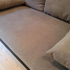 ニトリ２人掛けソファーの画像