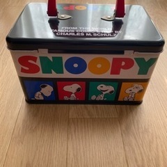 スヌーピー 取手付き缶の画像