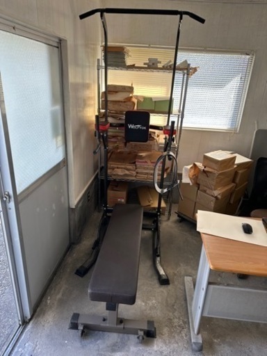 ダンベルバーベル70キロセット　懸垂マシン　ベンチセット