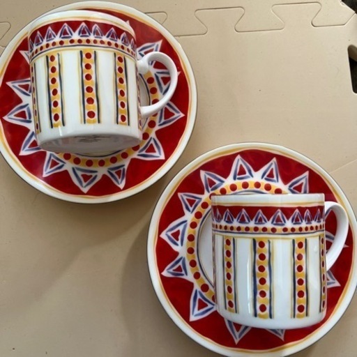 コーヒーカップ４点セット　25  イヴ・サンローラン
