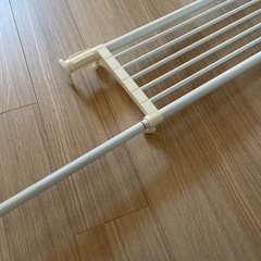 【中古品】突っ張り棚　ホワイトの画像
