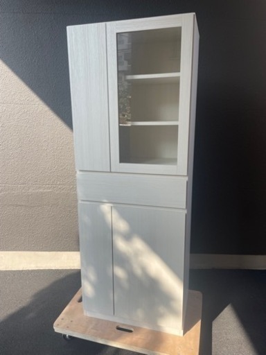 受付終了※ 大幅値下げ　香川県内配送無料‼️超お買い得‼️Franc franc(フランフラン)食器棚　パセ　キッチンキャビネット