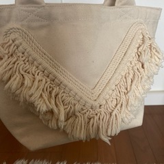 手作り　ハンドバッグ　フリンジの画像