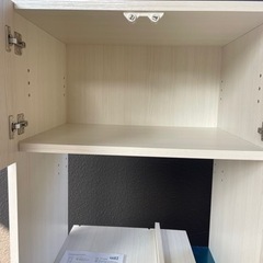 Franc franc (フランフラン) レンジボード アイボリー 2枚扉 パセ Franc franc (フランフラン) レンジボード アイボリー 2枚扉 パセ