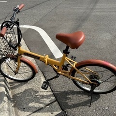 小型折り畳み自転車　　　変速自転車