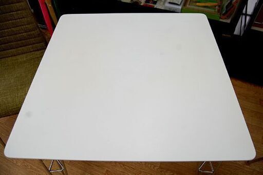 2人掛け ダイニングセット 75×75×高さ70㎝ 2Pダイニング 食卓テーブル ホワイト系  札幌市 清田区 平岡