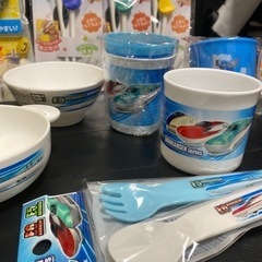 子供用新幹線食器,トーマスコップまとめ売り計10点の画像