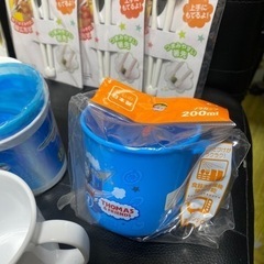 子供用新幹線食器,トーマスコップまとめ売り計10点の画像