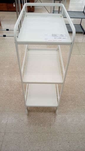 ★ジモティ割あり★  ワゴン 白 H97×D33×W55 クリーニング済み TJ3946