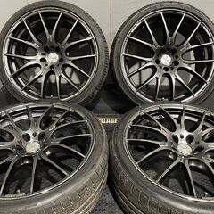 【FALKEN/NANKANG 245/35R21 285/30R21】夏タイヤ【RAYS HOMURA レイズ ホムラ 21インチ 9J/10J5HPCD120+36】レクサス/LS600等　(MTD495)クレジットカード QRコード決済可能