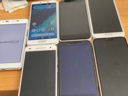 Android携帯7台　サブアカ等に