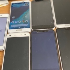 Android携帯7台　サブアカ等に