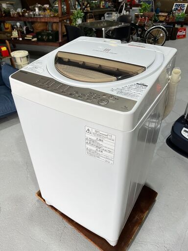 ★TOSHIBA★ 東芝 AW-7G8 洗濯機 7kg 2020年 生活家電 白 美品 シンプル操作 パワフル