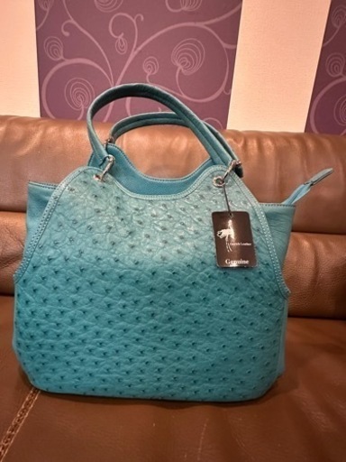 オーストリッチ(グリーン)バッグ