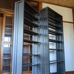 丈夫なスチールラック２点差し上げます!