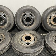 【TOYO M134 7.00R16 10PR LT】夏タイヤ 6本【トラックホイール BDK16×5.50F 5HPCD203.2+115】21年製 バリ溝 エルフ 日産マツダ等 (TT033)クレジットカード QRコード決済可能の画像