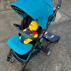 ベビーカーPATTAN 兄弟用ステップ付き