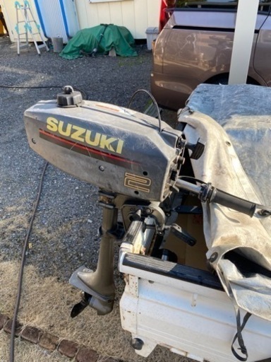 2馬力　船外機　スズキ　DT2