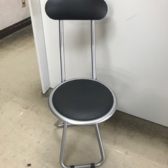 取引場所　南観音　O2401-851 背もたれ付き折りたたみスツールの画像