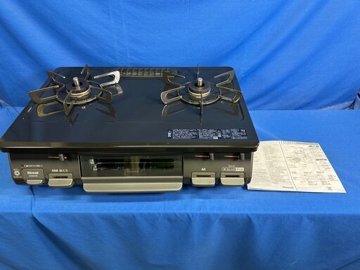 【動作保証あり】Rinnai リンナイ 2021年 RTE597BKL LPガステーブル 幅60cm【管理KRG203】