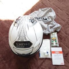 中古　SHOEI J-Force Ⅲ 白 Mサイズ　純正ダークス...