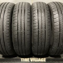 DUNLOP ENASAVE EC300+ 165/65R14 14インチ 夏タイヤ 4本 22年製 バリ溝