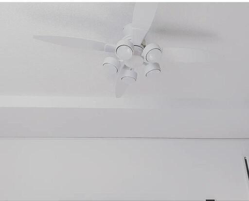 開封未使用品 DAIKO シーリングファン 4枚羽根 LED照明 CSF-580W 5灯 白 リモコン付き 天井照明 大光  札幌市 清田区 平岡 DAIKO シーリングファン 4枚羽根 LED照明 CSF-580W 5灯 白