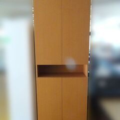 メーカー不明■壁面収納キャビネット 高さ230㎝ 扉付き 収納 ...