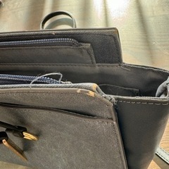 モノコムサ　ミニトート　ショルダーバッグ　青の画像