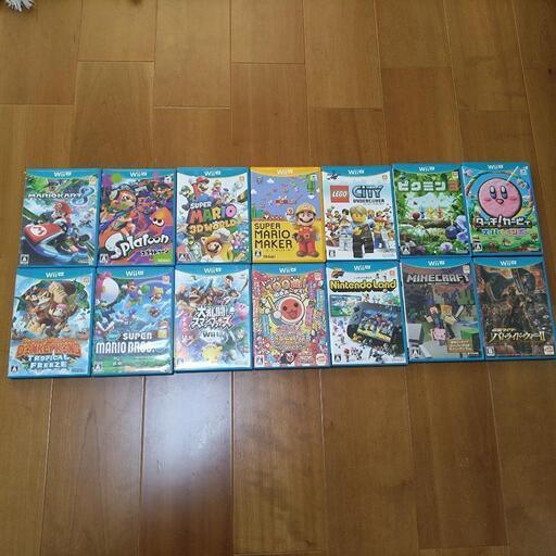 ②wiiuソフト１４枚セット