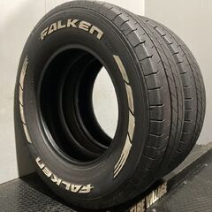 FALKEN W11 195/80R15 107/105N LT 15インチ 夏タイヤ 2本 20年製 バリ溝 ホワイトレター キャラバン ハイエース等　(MTQ126)クレジットカード QRコード決済可能