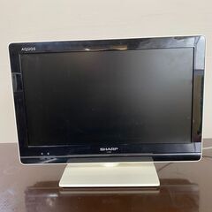  P0682 アクオス　AQUOS  シャープSHARP 液晶カラーテレビ　LC-19K5 リモコンなし　2011年製の画像