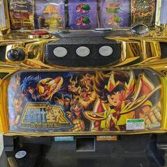 パチスロ実機 聖闘士星矢-黄金激闘編- コイン不要機 ID：126-012705-007の画像