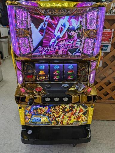 パチスロ実機 聖闘士星矢-黄金激闘編- コイン不要機 ID：126-012705-007
