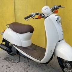 かわいい❗️セル始動⭐️ホンダ クレアスクーピー⭐️バッテリー新品❗️原付　スクーター　50cc ビーノ　ジョルノの画像