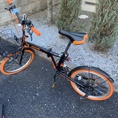 (訳あり)折り畳み自転車の画像