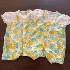 ロンパース 60〜70 2着　双子