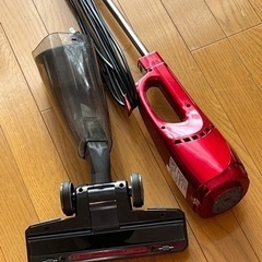 山善　2wayサイクロン式クリーナー（赤）　800円の画像