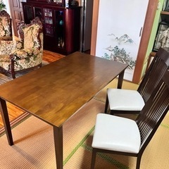天然木ダイニングテーブルセット