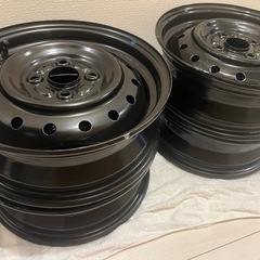 スズキスペーシア純正 14インチ スチールホイール 4本セットの画像