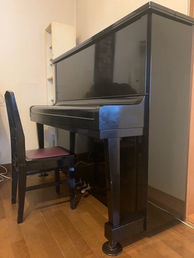 アップライトピアノ GERSHWIN アンティーク + ピアノ椅子