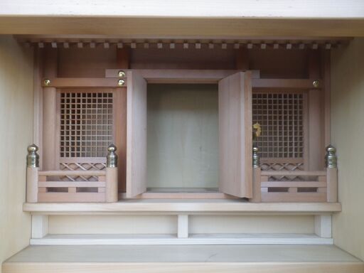 □配達可□神徒壇 平安上置25 祖霊舎 神具 幅60 奥行39.5 高76 神棚