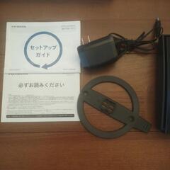 美品★ Wi-Fi6対応 (11ax)★ 無線LANルーター IODATA WN-DAX1800GR /E★動作品★付属品完備品★の画像