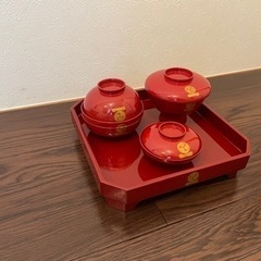 お食い初め　食器セットの画像
