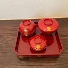 お食い初め　食器セットの画像
